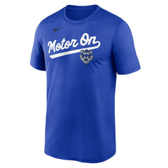 Detroit Tigers City Connect Team Phrase Script Legend Performance T-Shirt Royal | Nike