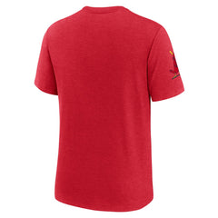 St. Louis Cardinals Cooperstown Collection Eras Tri-Blend T-Shirt Heather Red | Nike