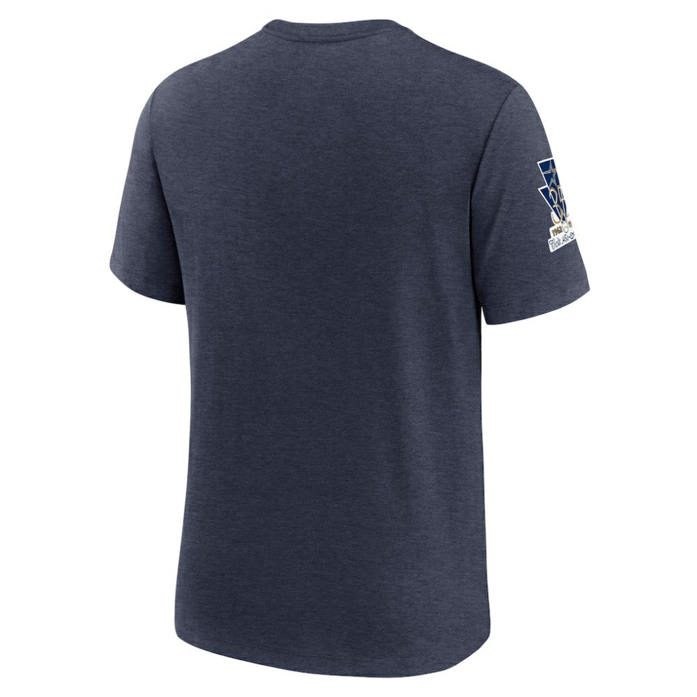 Houston Astros Cooperstown Collection Eras Tri-Blend T-Shirt Heather Navy | Nike