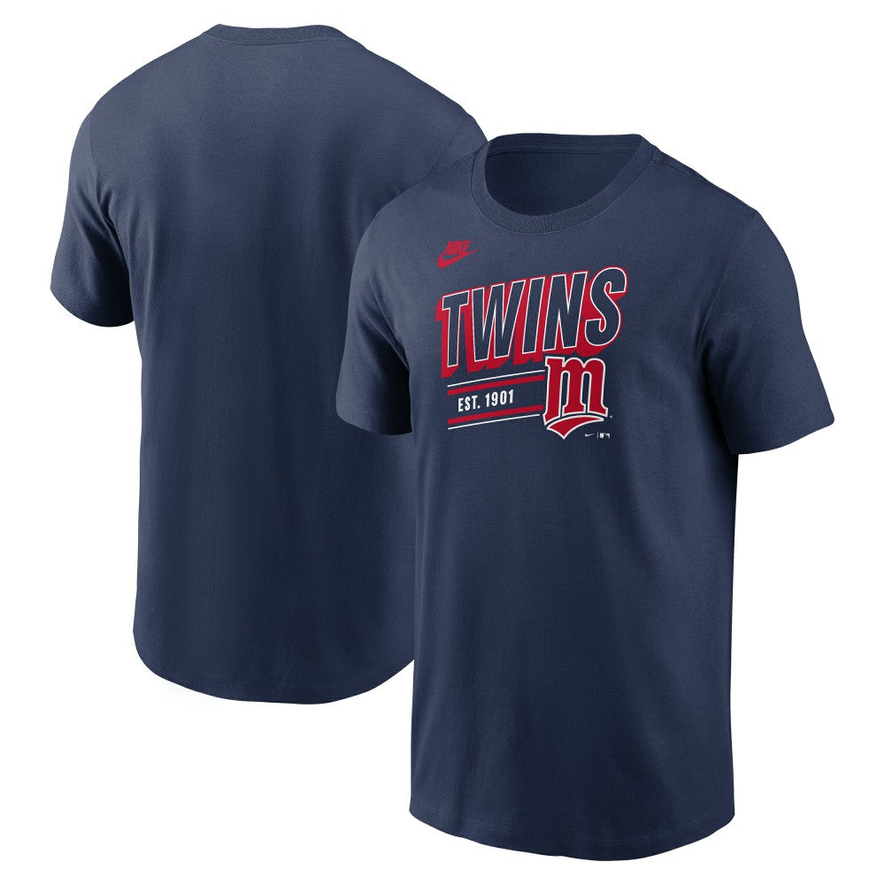 Minnesota Twins Cooperstown Collection Retro T-Shirt Navy | Nike