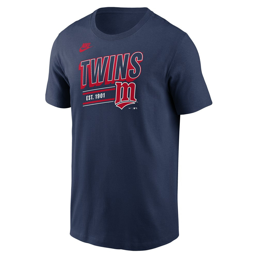 Minnesota Twins Cooperstown Collection Retro T-Shirt Navy | Nike