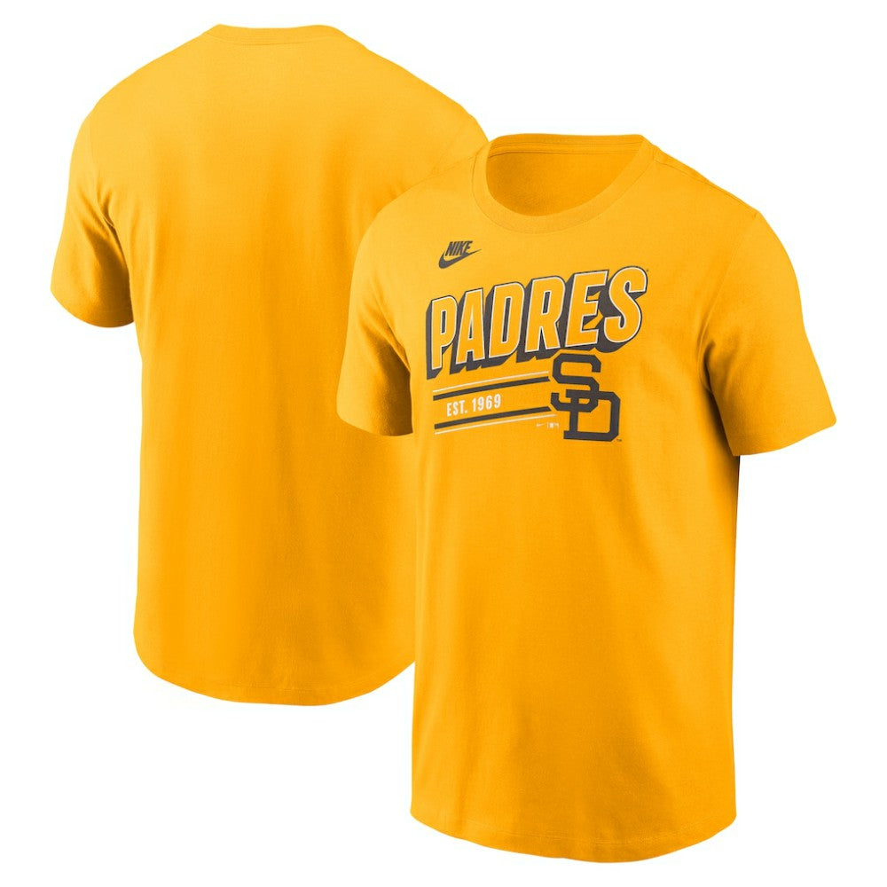 San Diego Padres Cooperstown Collection Retro T-Shirt Gold | Nike