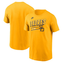 San Diego Padres Cooperstown Collection Retro T-Shirt Gold | Nike