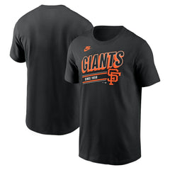 San Francisco Giants Cooperstown Collection Retro T-Shirt Black | Nike