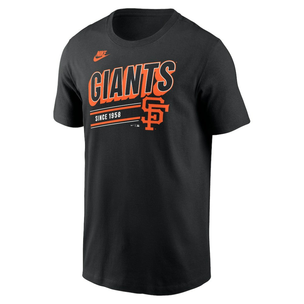 San Francisco Giants Cooperstown Collection Retro T-Shirt Black | Nike