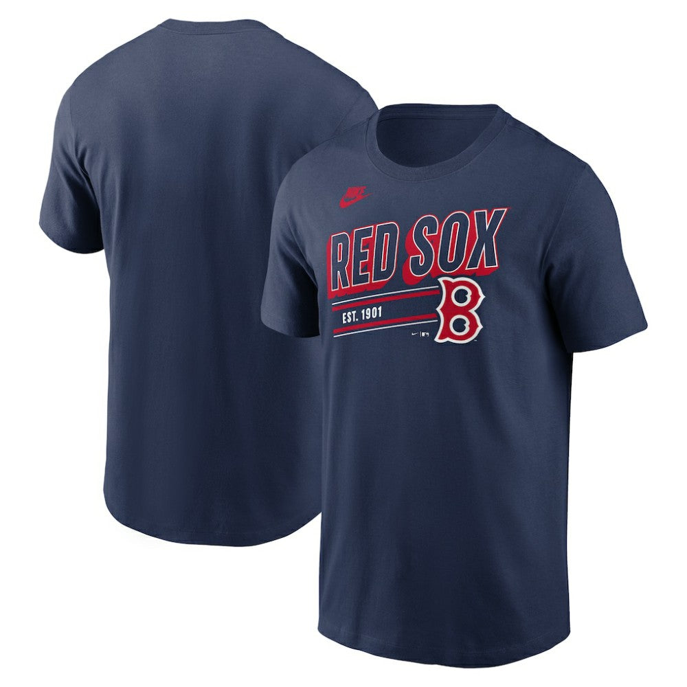 Boston Red Sox Cooperstown Collection Retro T-Shirt Navy | Nike