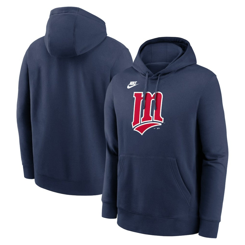 Minnesota Twins Cooperstown Collection Logo Club Hoodie Navy | Nike
