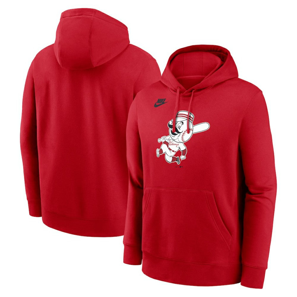 Cincinnati Reds Cooperstown Collection Logo Club Hoodie Red | Nike