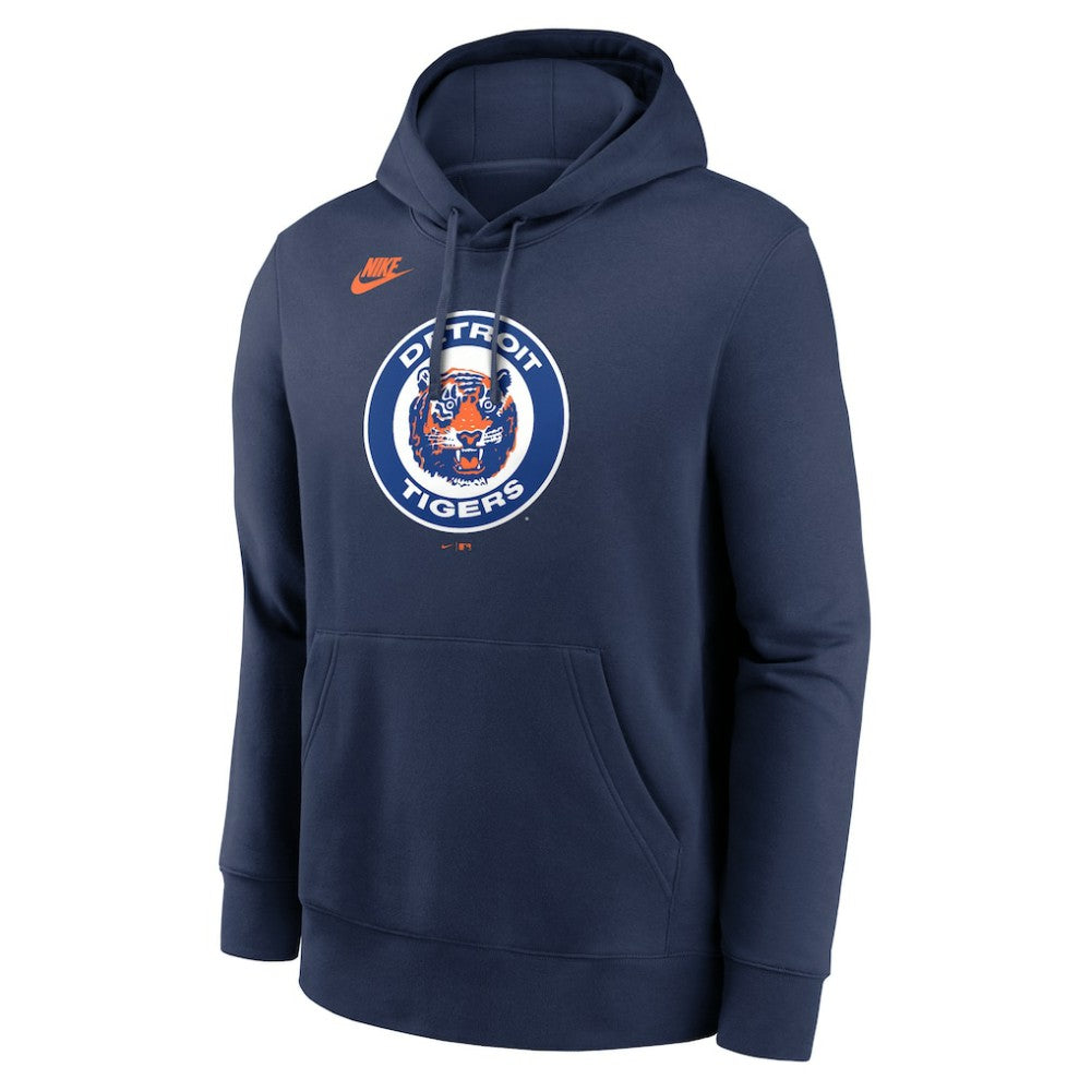 Detroit Tigers Cooperstown Collection Logo Club Hoodie Navy | Nike