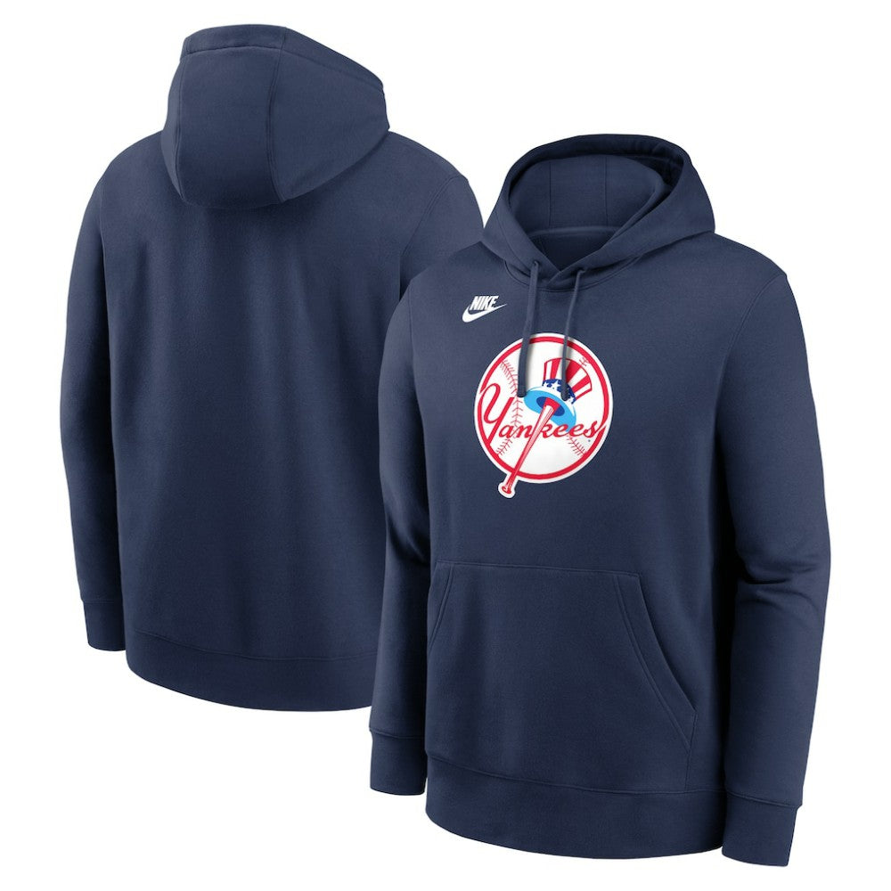 New York Yankees Cooperstown Collection Logo Club Hoodie Navy | Nike