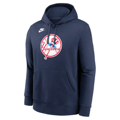 New York Yankees Cooperstown Collection Logo Club Hoodie Navy | Nike