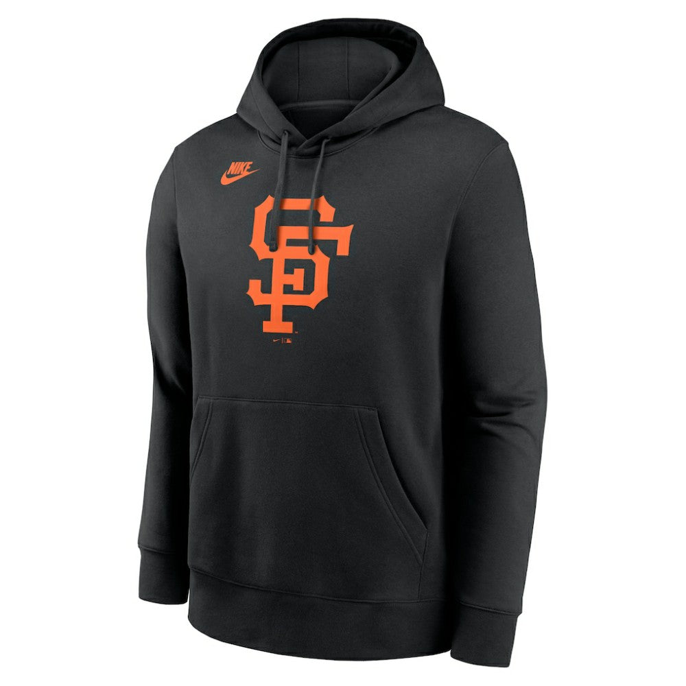 San Francisco Giants Cooperstown Collection Logo Club Hoodie Black | Nike