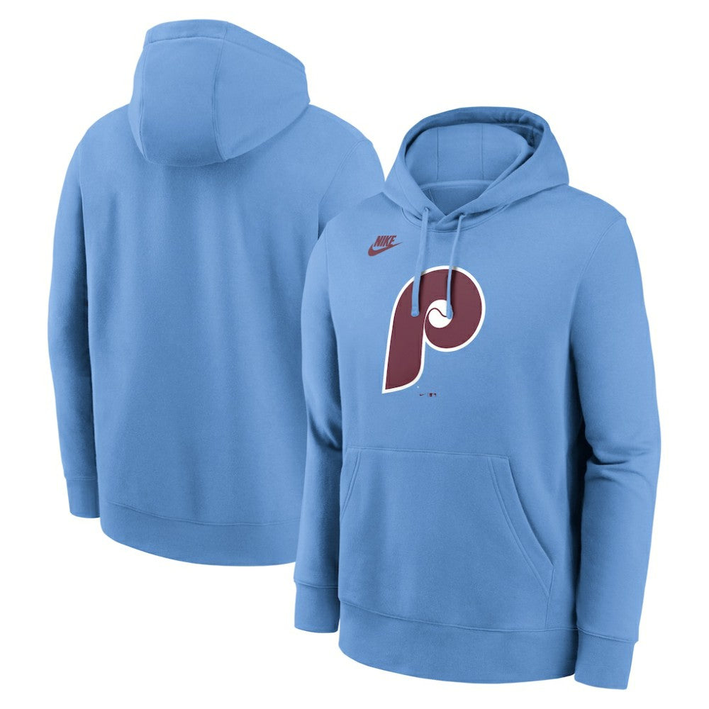 Philadelphia Phillies Cooperstown Collection Logo Club Hoodie Light Blue | Nike