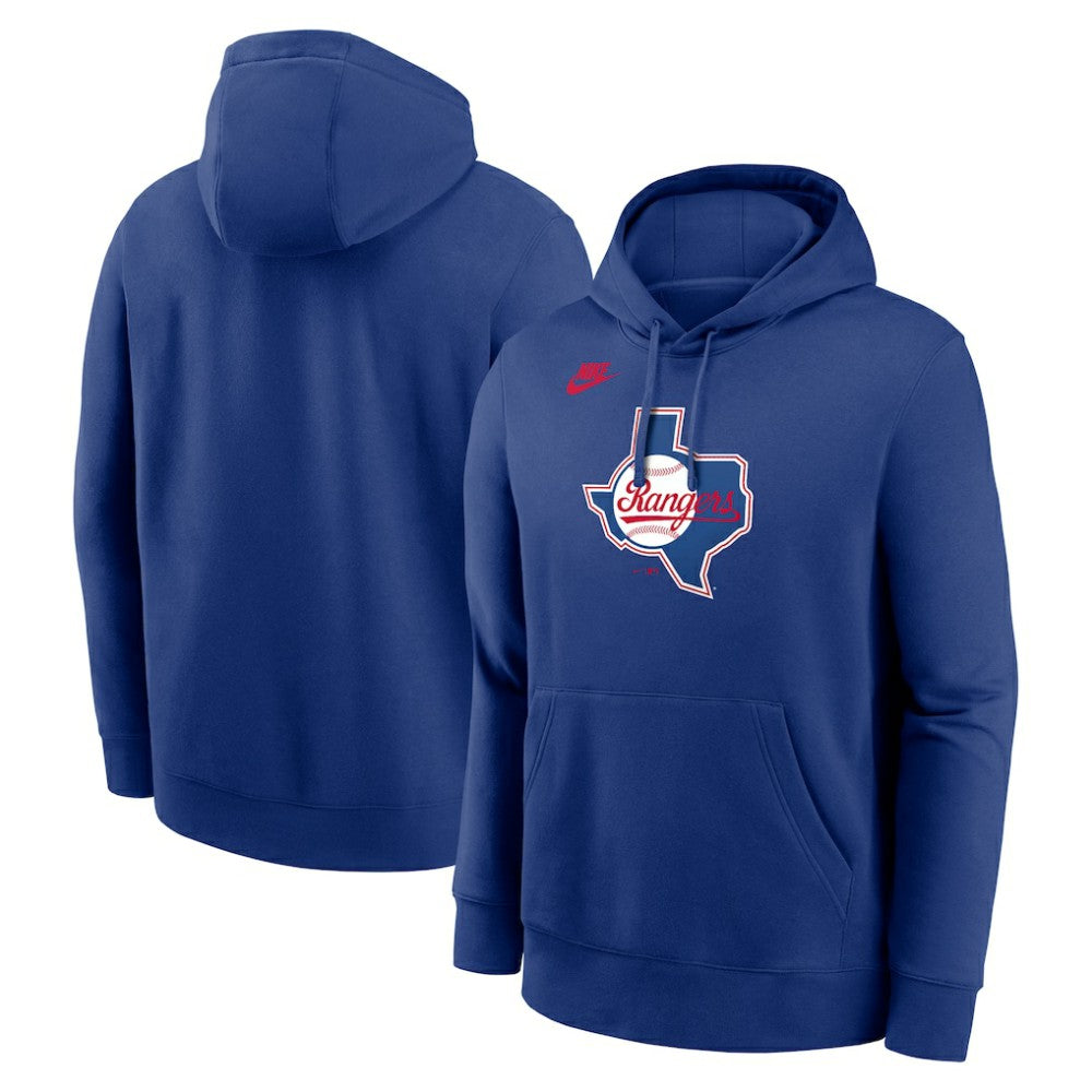 Texas Rangers Cooperstown Collection Logo Club Hoodie Royal | Nike