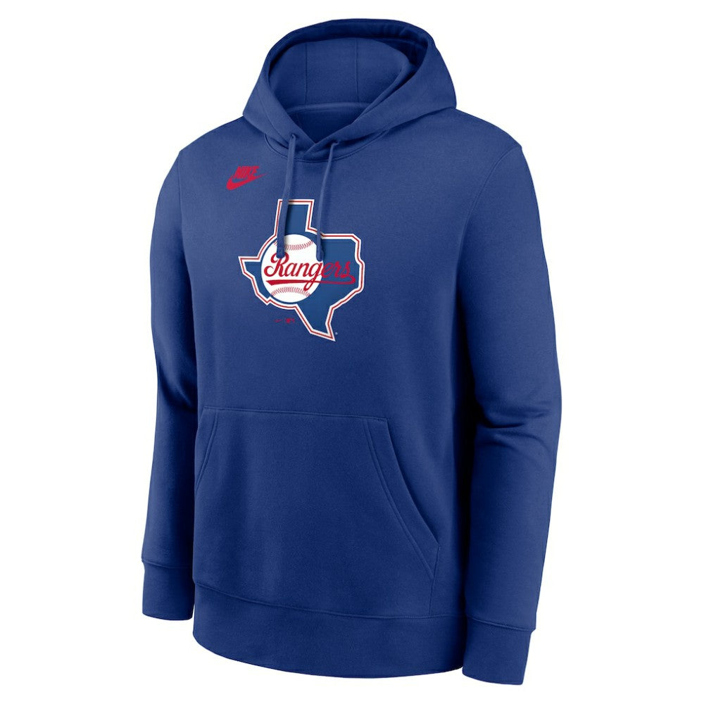 Texas Rangers Cooperstown Collection Logo Club Hoodie Royal | Nike