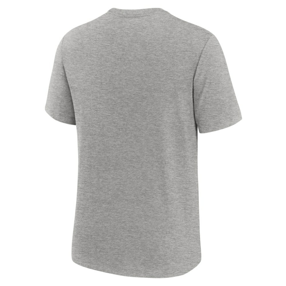 Tampa Bay Rays Cooperstown Collection Retro Tri-Blend T-Shirt Heather Gray | Nike