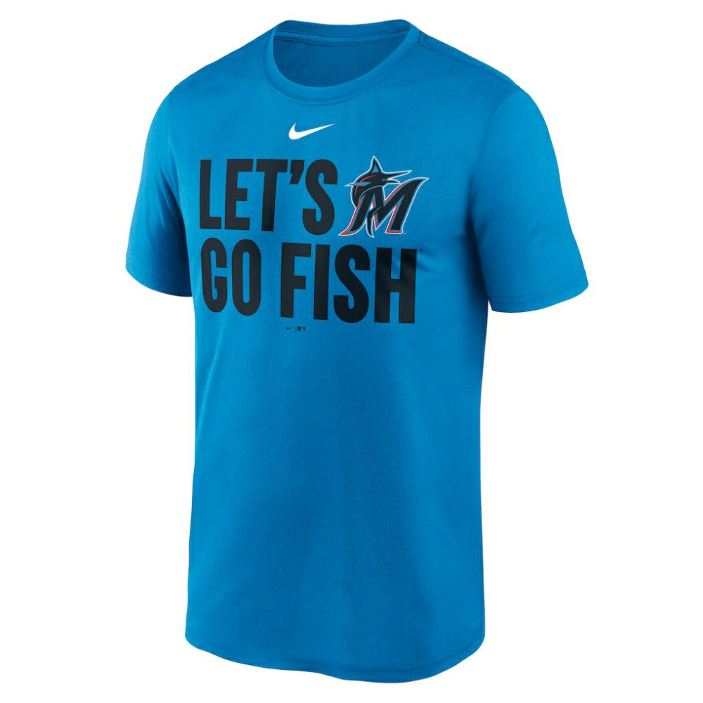 Miami Marlins Local Legend Performance T-Shirt Blue | Nike