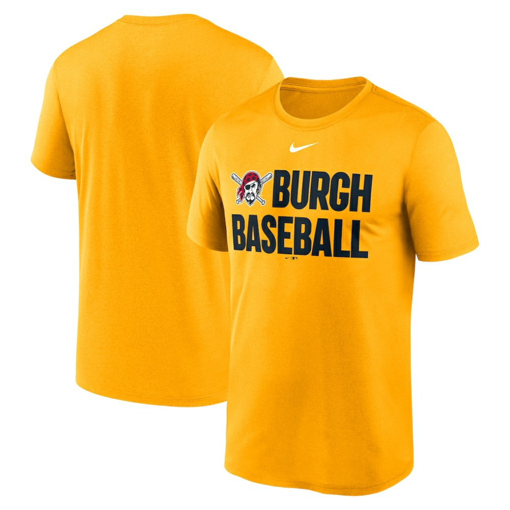 Pittsburgh Pirates Local Legend Performance T-Shirt Gold | Nike