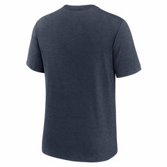 Minnesota Twins Logo Tri-Blend T-Shirt Heather Navy | Nike