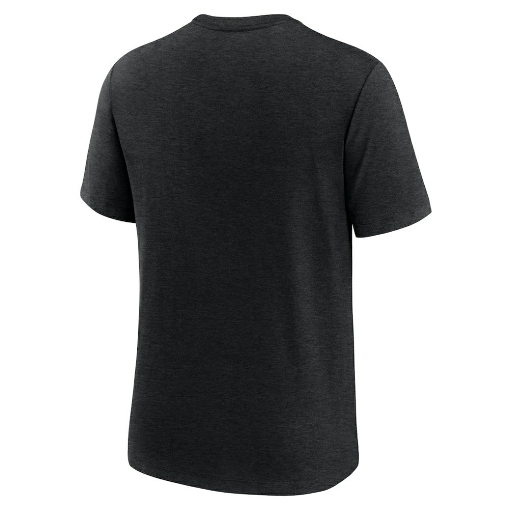 Chicago White Sox Logo Tri-Blend T-Shirt Heather Black | Nike