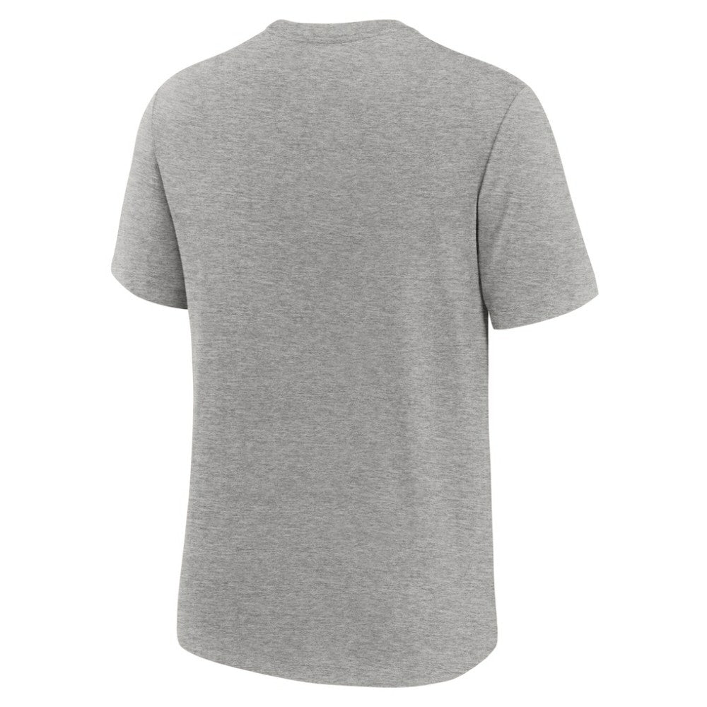 San Diego Padres Logo Tri-Blend T-Shirt Heather Gray | Nike