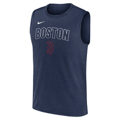Boston Red Sox Knockout Dri-FIT Muscle Tank Top Navy | Nike