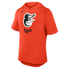 Baltimore Orioles Tri-Blend Hoodie T-Shirt Orange | Nike