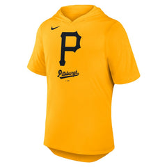 Pittsburgh Pirates Tri-Blend Hoodie T-Shirt Gold | Nike