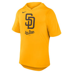 San Diego Padres Tri-Blend Hoodie T-Shirt Gold | Nike