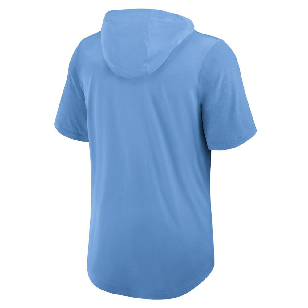 St. Louis Cardinals Tri-Blend Hoodie T-Shirt Light Blue | Nike