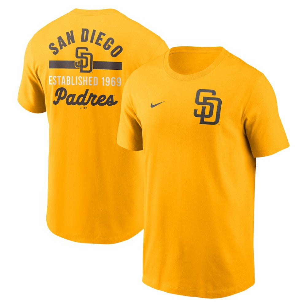 San Diego Padres 2-Hit T-Shirt Gold | Nike