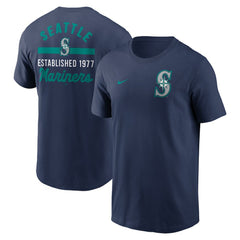 Seattle Mariners 2-Hit T-Shirt Navy | Nike