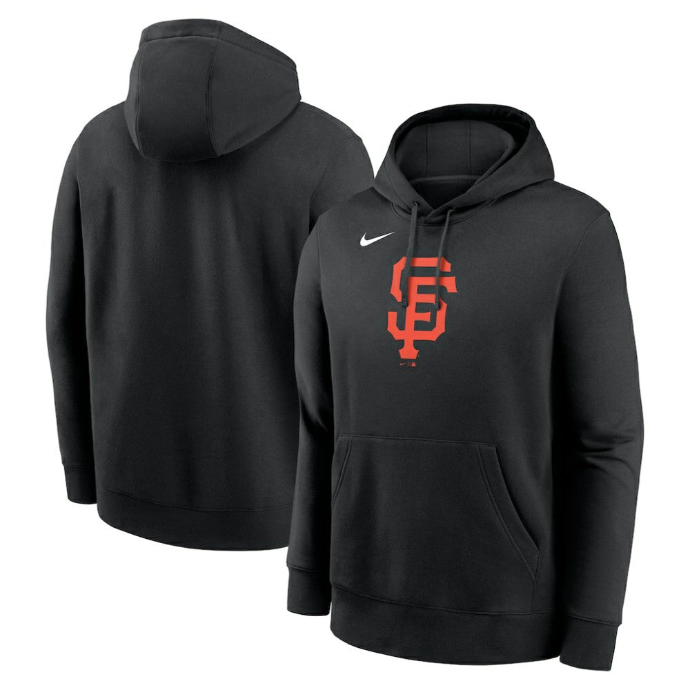San Francisco Giants Logo Club Fleece Hoodie Black | Nike