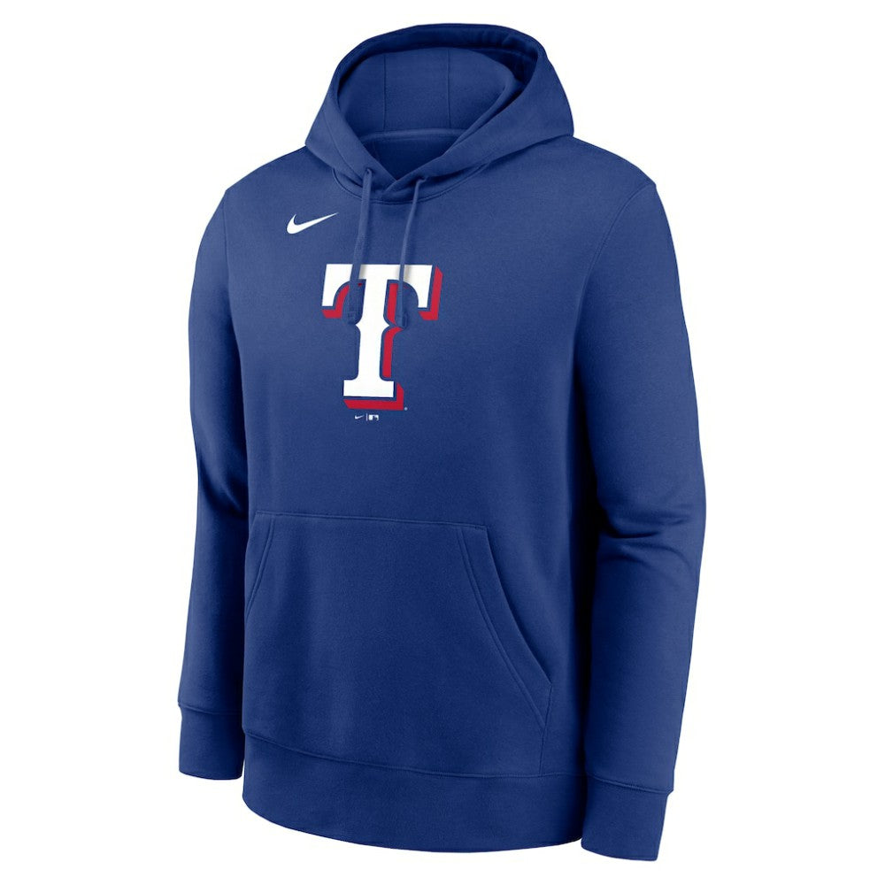 Texas Rangers Logo Club Fleece Hoodie Royal | Nike