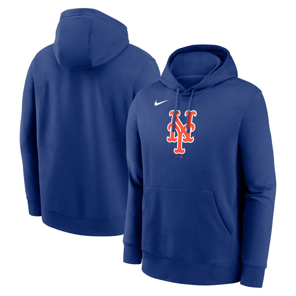 New York Mets Logo Club Fleece Hoodie Royal | Nike