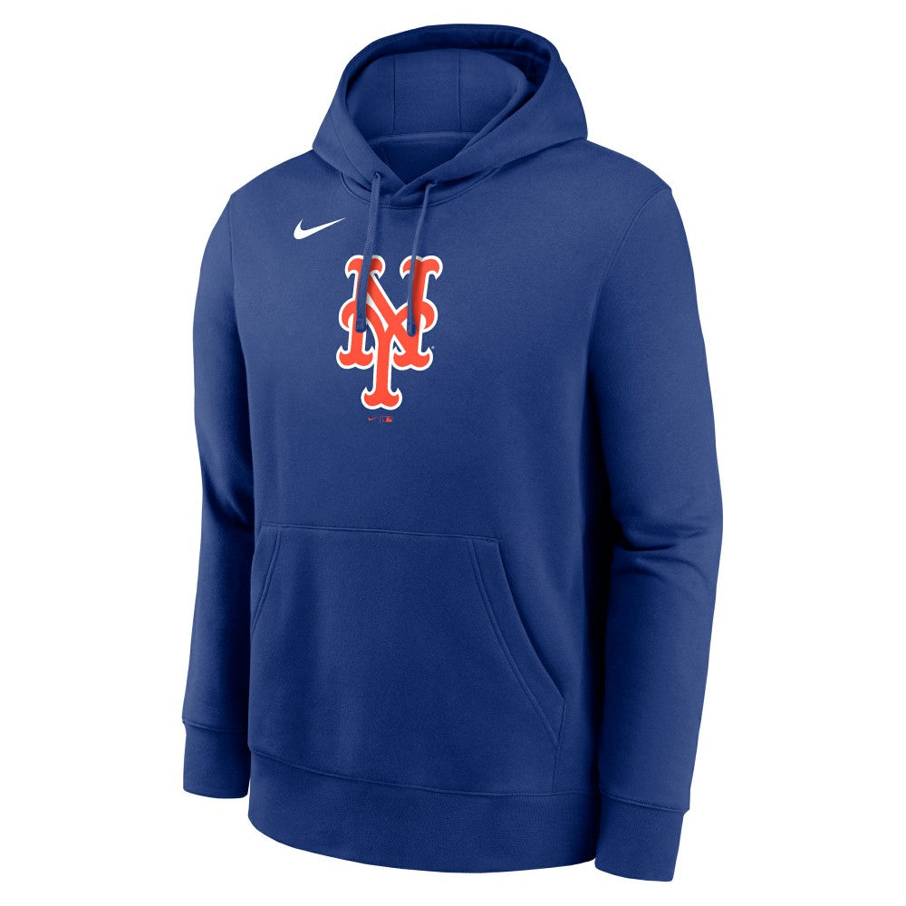 New York Mets Logo Club Fleece Hoodie Royal | Nike