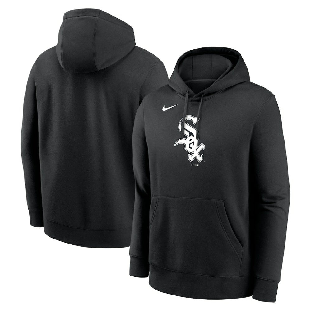 Chicago White Sox Logo Club Fleece Hoodie Black | Nike