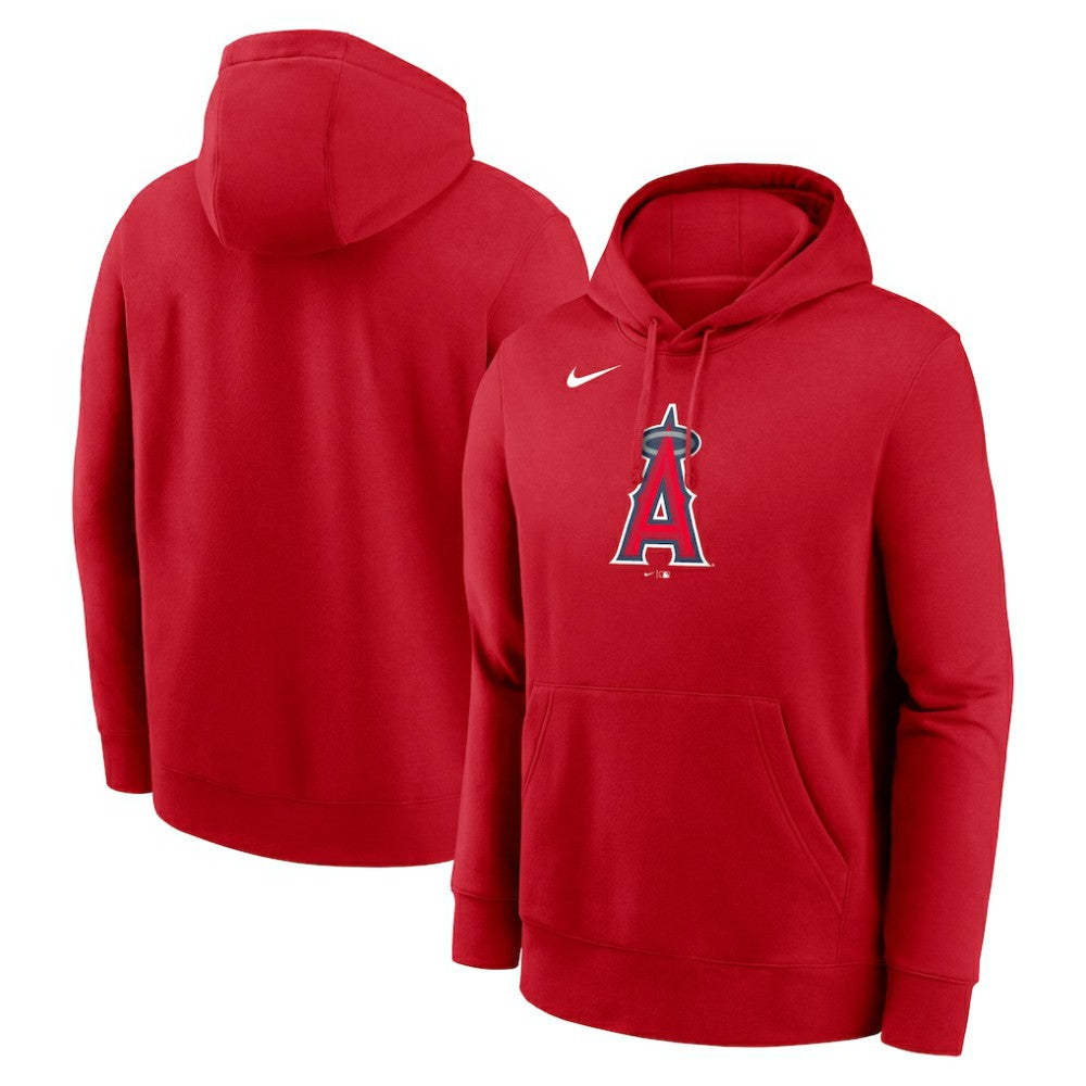 Los Angeles Angels Logo Club Fleece Hoodie Red | Nike