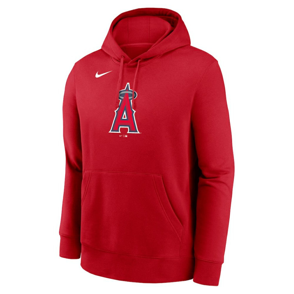 Los Angeles Angels Logo Club Fleece Hoodie Red | Nike