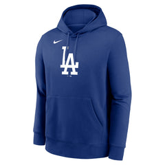 Los Angeles Dodgers Logo Club Fleece Hoodie Royal | Nike