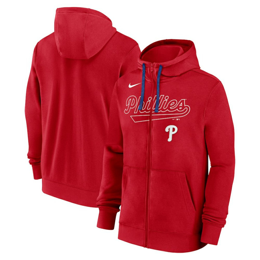Philadelphia Phillies Knockout Script Full-Zip Hoodie Red | Nike