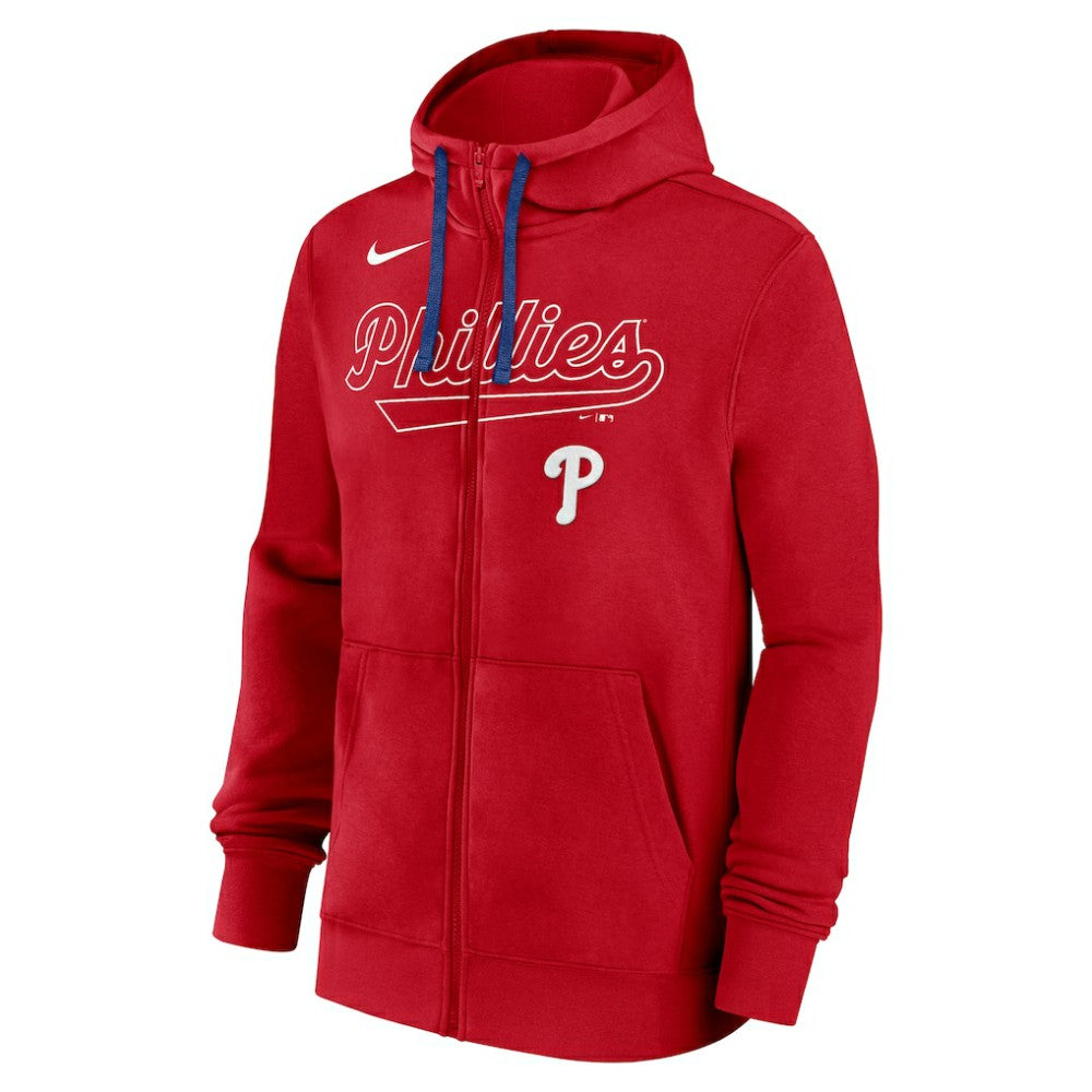 Philadelphia Phillies Knockout Script Full-Zip Hoodie Red | Nike