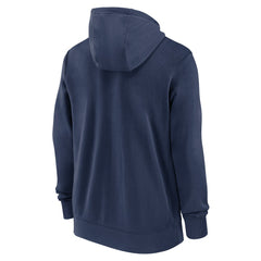 Cleveland Guardians Knockout Script Full-Zip Hoodie Navy | Nike