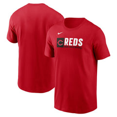 Cincinnati Reds Team Block T-Shirt Red | Nike