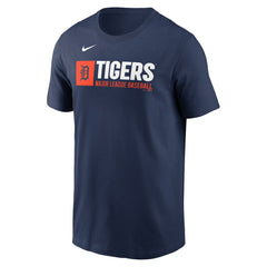 Detroit Tigers Team Block T-Shirt Navy | Nike