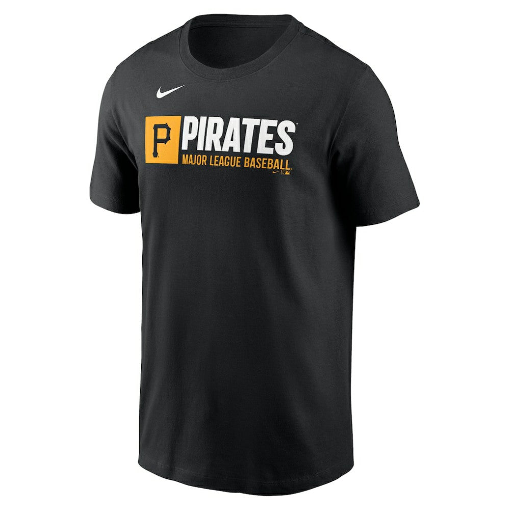 Pittsburgh Pirates Team Block T-Shirt Black | Nike