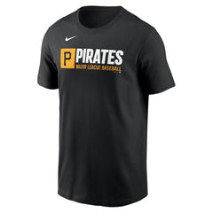 Pittsburgh Pirates Team Block T-Shirt Black | Nike