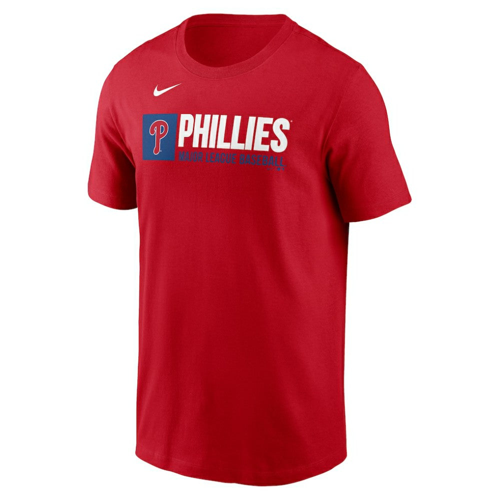 Philadelphia Phillies Team Block T-Shirt Red | Nike