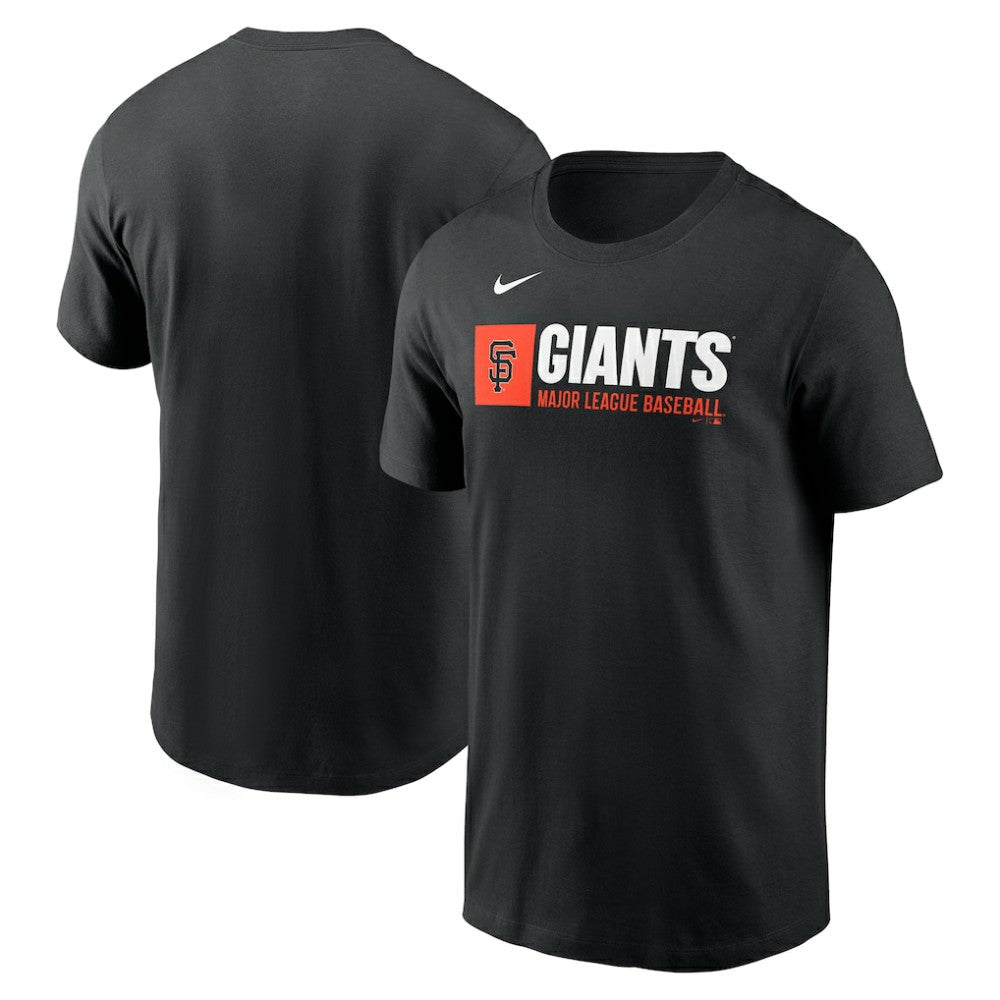 San Francisco Giants Team Block T-Shirt Black | Nike