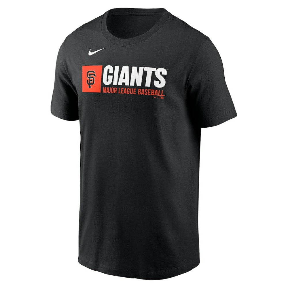 San Francisco Giants Team Block T-Shirt Black | Nike